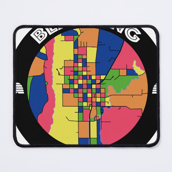 Item preview, Blanding, Utah Circle Map designed and sold by John Mashburn.