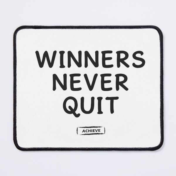 Item preview, Winners Never Quit designed and sold by Limerich.