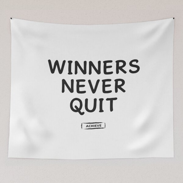 Item preview, Winners Never Quit designed and sold by Limerich.