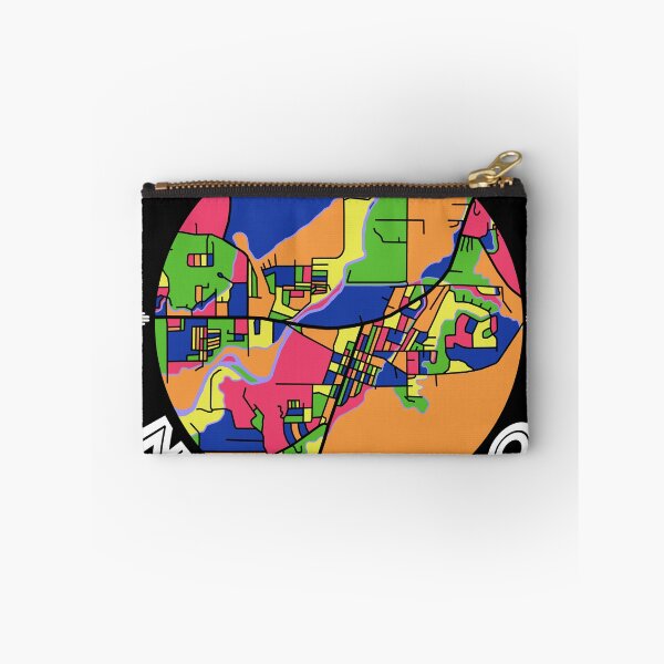 Item preview, Aztec, New Mexico Colorful Map designed and sold by John Mashburn.