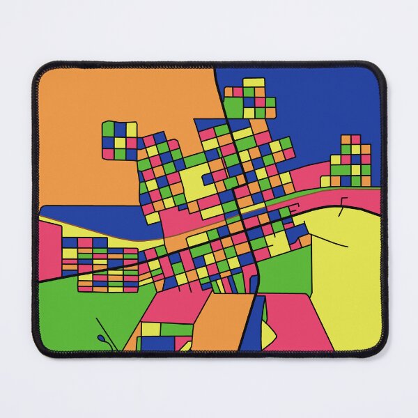 Item preview, Marfa, Texas Colorful Map designed and sold by John Mashburn.