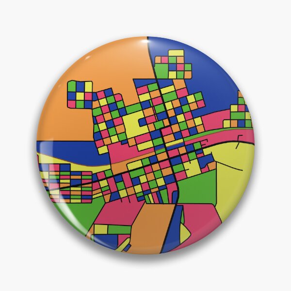Item preview, Marfa, Texas Colorful Map designed and sold by John Mashburn.