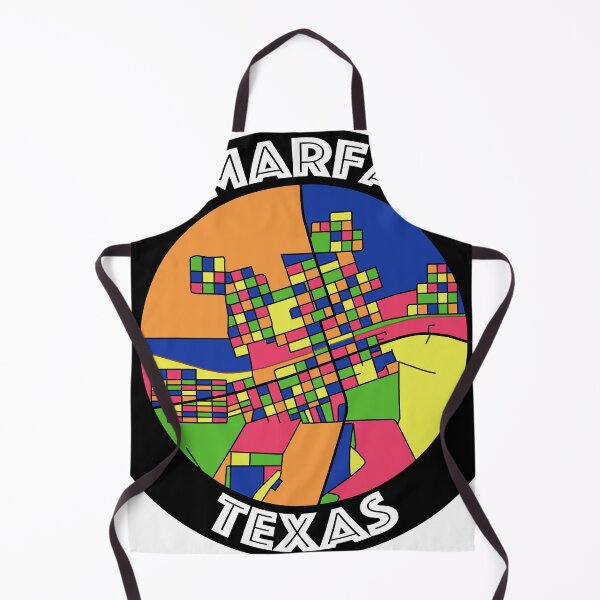 Item preview, Marfa, Texas Colorful Map designed and sold by John Mashburn.