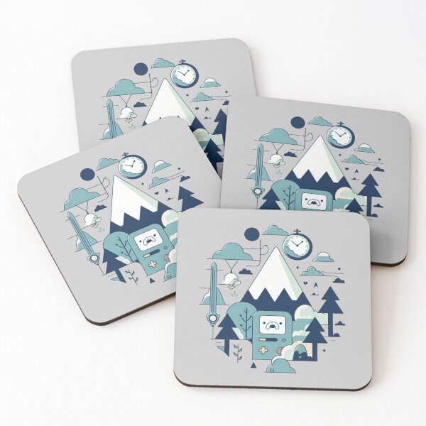Item preview, Adventure Time Jack the Dog - Celestial Adventure: Stylized Illustration of Finn and Jake in Fantastic Landscape designed and sold by Hive Threadless.