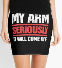 Funny Gift For Amputated Arm Amputee Present Mini Skirt