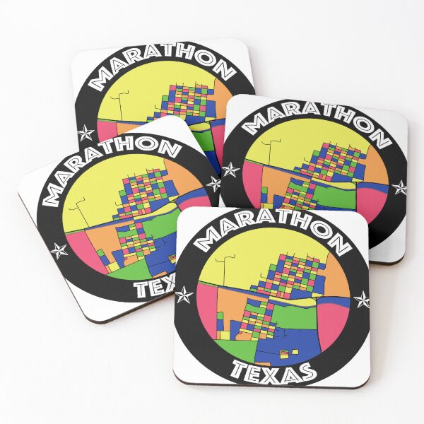 Item preview, Marathon, Texas Colorful Map designed and sold by John Mashburn.