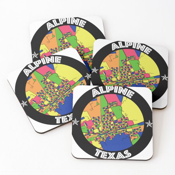 Item preview, Alpine, Texas Colorful Map designed and sold by John Mashburn.