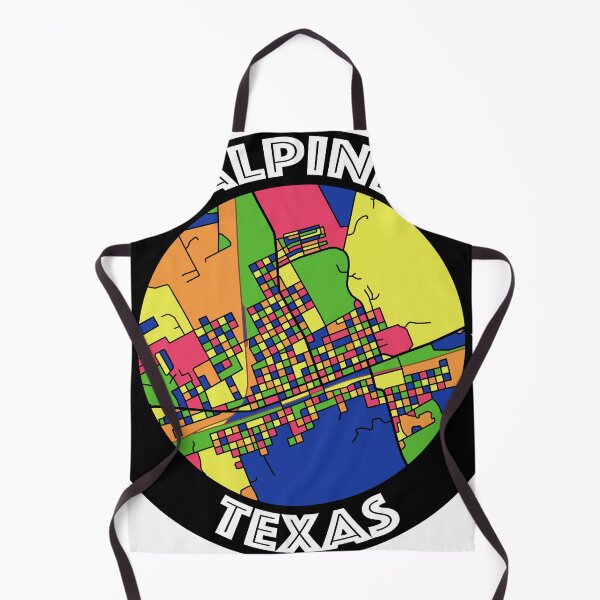 Item preview, Alpine, Texas Colorful Map designed and sold by John Mashburn.