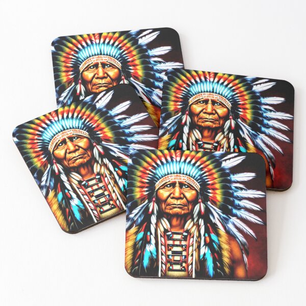 Item preview, Native American Indian chief, indigenous peoples day designed and sold by LoveAudra.