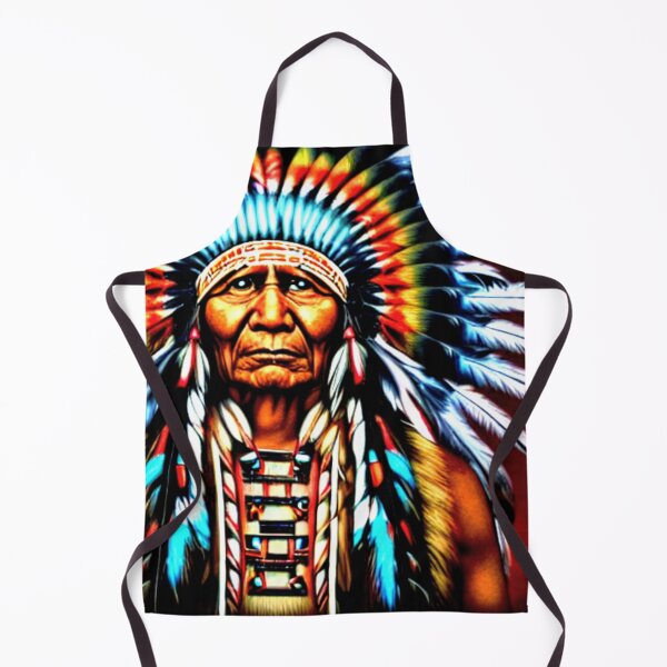 Item preview, Native American Indian chief, indigenous peoples day designed and sold by LoveAudra.