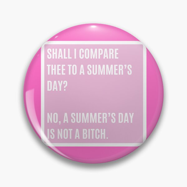 Item preview, Shall I compare thee to a summer's day? designed and sold by OctagonGlasses.