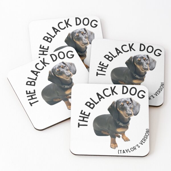 Item preview, The Black Dog (Dachshund Version) designed and sold by spicyhail.