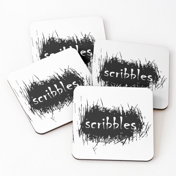 Item preview, scribbles black designed and sold by Scribbles Aboo.