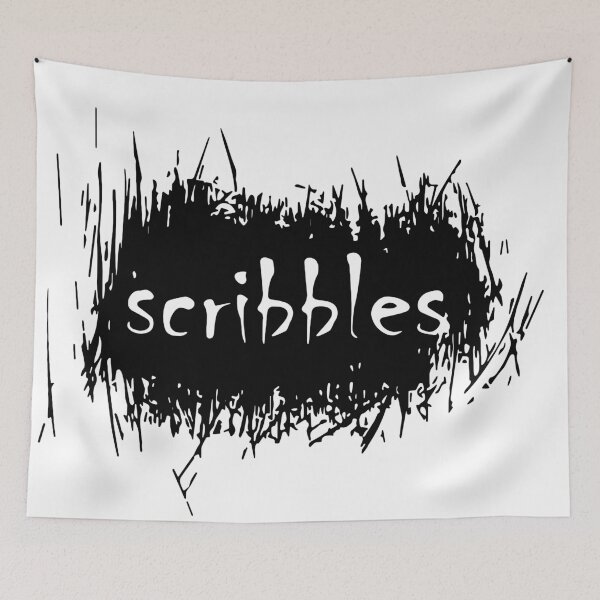 Item preview, scribbles black designed and sold by Scribbles Aboo.