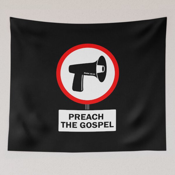 Item preview, PREACH THE GOSPEL (TRAFFIC SIGN) designed and sold by Warih.