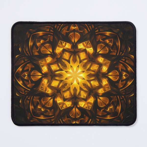 Item preview, Mandala of golden light designed and sold by PrettyPinkSkies.