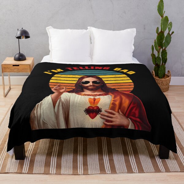 Item preview, I'm Telling Dad Christian Father's Day Jesus Meme designed and sold by AlphaResonance.