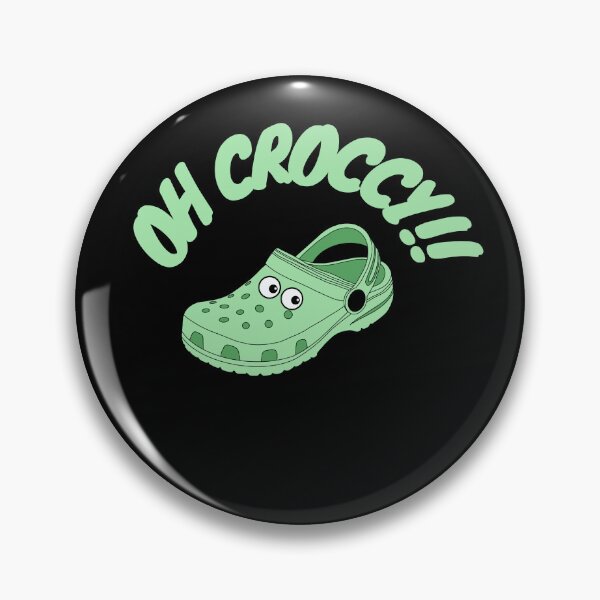 Item preview, Oh Croccy Croc Shoes Green Funny designed and sold by SZPdezigns.