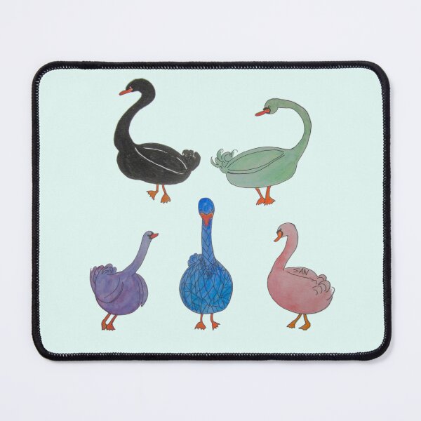 Item preview, Colorful Swans designed and sold by TurnipWilson.