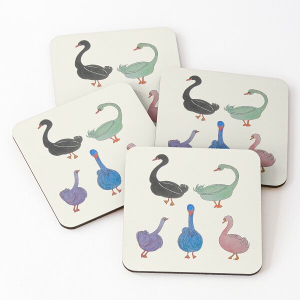Item preview, Colorful Swans designed and sold by TurnipWilson.