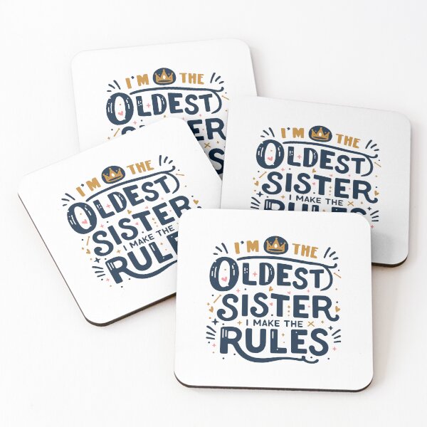 Item preview, Oldest Sister I Make The Rules Matching Sibling Family designed and sold by Lollipoppastel.