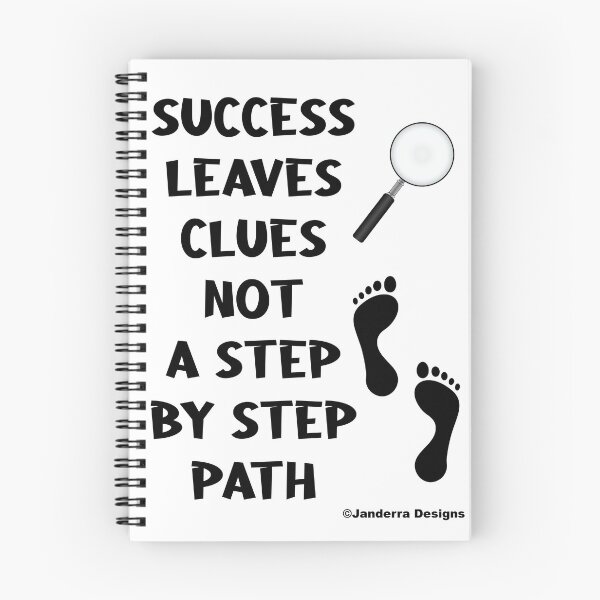 Item preview, Success leaves clues not a step by step path Personal Development Growth Principles designed and sold by JanderraDesigns.
