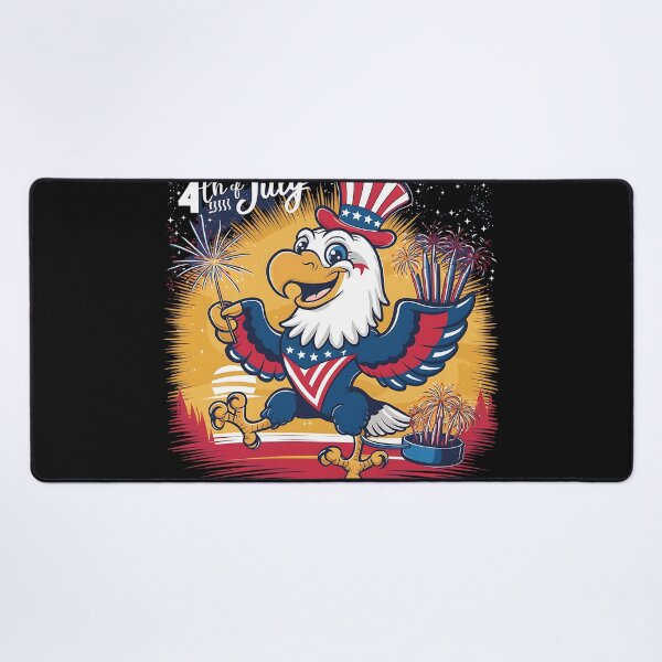 Item preview, Happy 4th of July Eagle Paint Art 3D Model designed and sold by Charlygood.