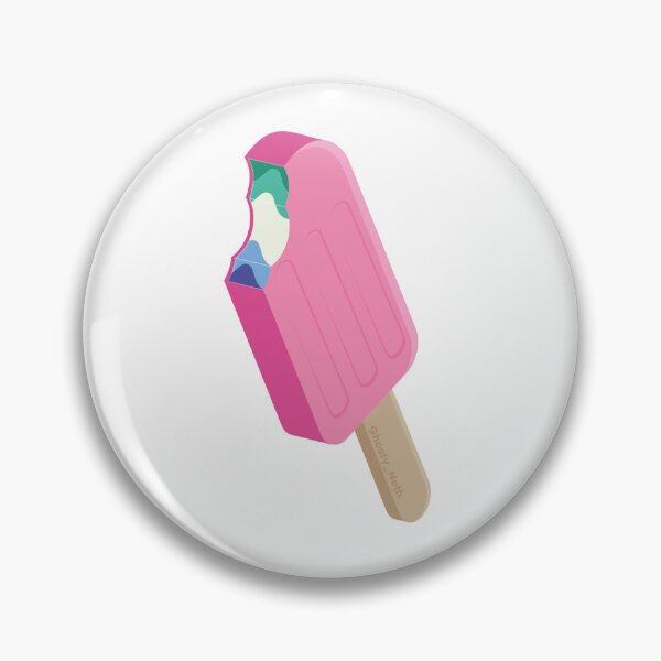 Item preview, MLM popsicle strawberry (pin buttons and stickers only) designed and sold by GhostyNeth.