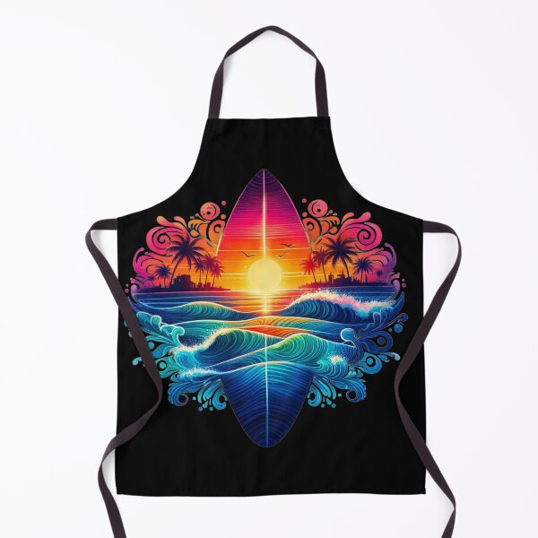 Item preview, Sunset Surfboard Curls designed and sold by artcolory.