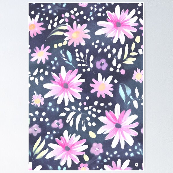 Item preview, Purple Blooming Flowers designed and sold by MUDUGAMU.