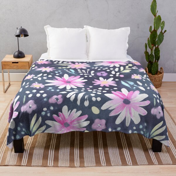 Item preview, Purple Blooming Flowers designed and sold by MUDUGAMU.