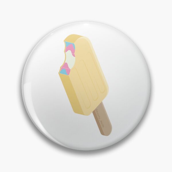 Aperçu de l'œuvre Trans popsicle vanille (boutons épingles et autocollants uniquement) créée et vendue par GhostyNeth.