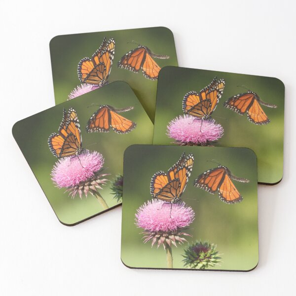 Item preview, Monarch Butterflies on thistle flower designed and sold by Jenny  Dyer.