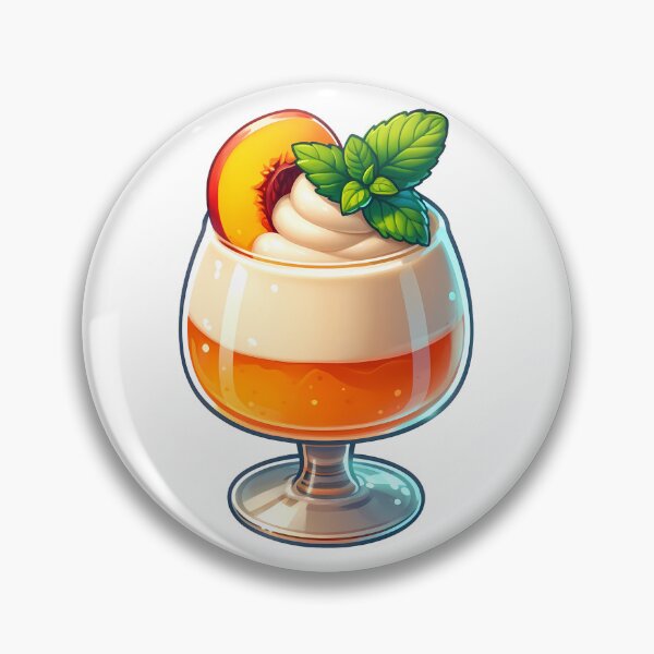 Item preview, Summery Peach Delight - Vibrant Fruit Dessert Illustration designed and sold by strbpn.