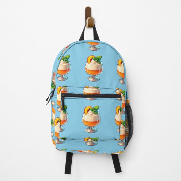 Item preview, Summery Peach Delight - Vibrant Fruit Dessert Illustration designed and sold by strbpn.