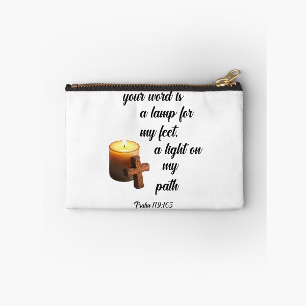 Item preview, Your word is a lamp for my feet, a light on my path psalm 119:105  designed and sold by MrDomStore.