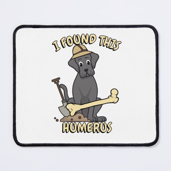 Item preview, I found this humerus Pun - Big Black Dog designed and sold by Pet Station.