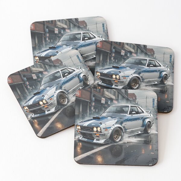 Item preview, Poster Toyota Celica white blue on the road designed and sold by Salimgor Hangaround Music.