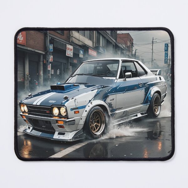 Item preview, Poster Toyota Celica white blue on the road designed and sold by Salimgor Hangaround Music.