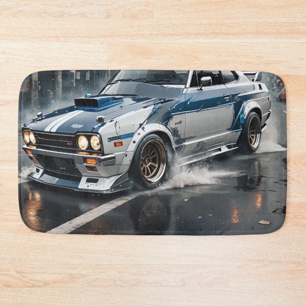 Item preview, Poster Toyota Celica white blue on the road designed and sold by Salimgor Hangaround Music.