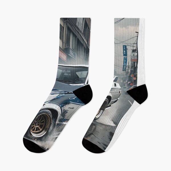 Item preview, Poster Toyota Celica white blue on the road designed and sold by Salimgor Hangaround Music.
