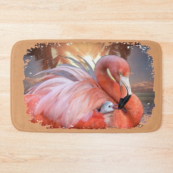 Item preview, WHERE DID THE FLAMINGO WITH THE ROSE WITH HER BABY designed and sold by THE AMERICAN TEEVANGELIST.