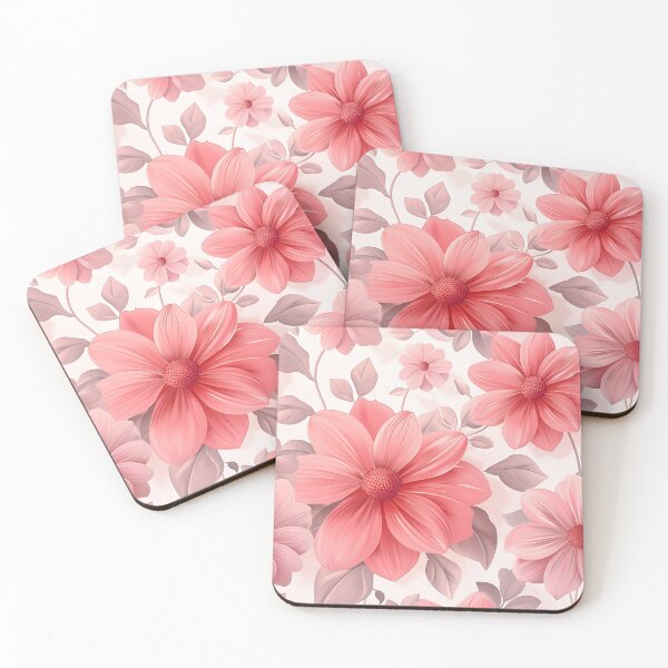 Item preview, A Pink Floral Design designed and sold by Dezainz.