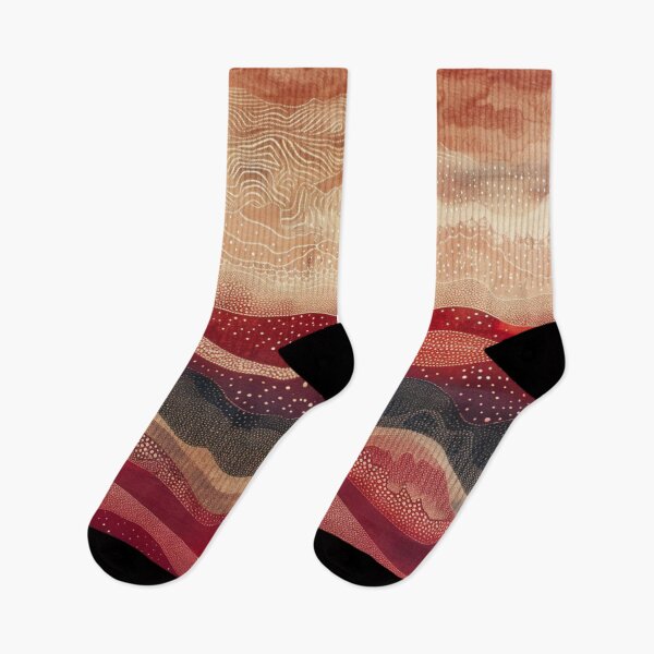 Item preview, Aboriginal Inspired Dot Art - Desert Vibes designed and sold by GrinGalore.
