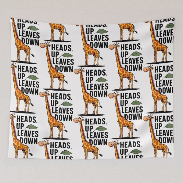 Item preview, Yellow Giraffe with Big Dreams: Heads Up, Leaves Down designed and sold by SplashTastic.