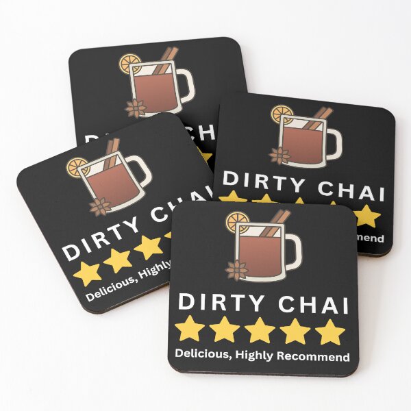 Item preview, Dirty Chai Lover 5 star rating designed and sold by sydney-syder.