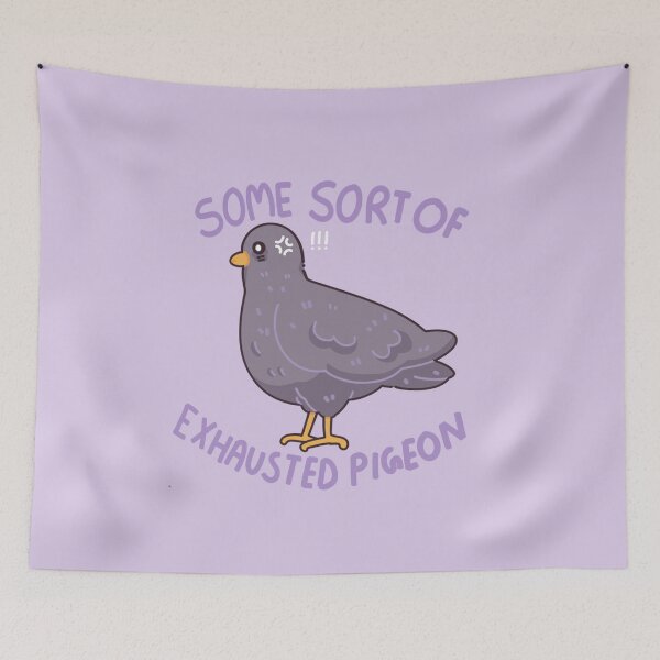 Item preview, Some sort of exhausted pigeon funny tired bird  designed and sold by Kawabijutsu21.