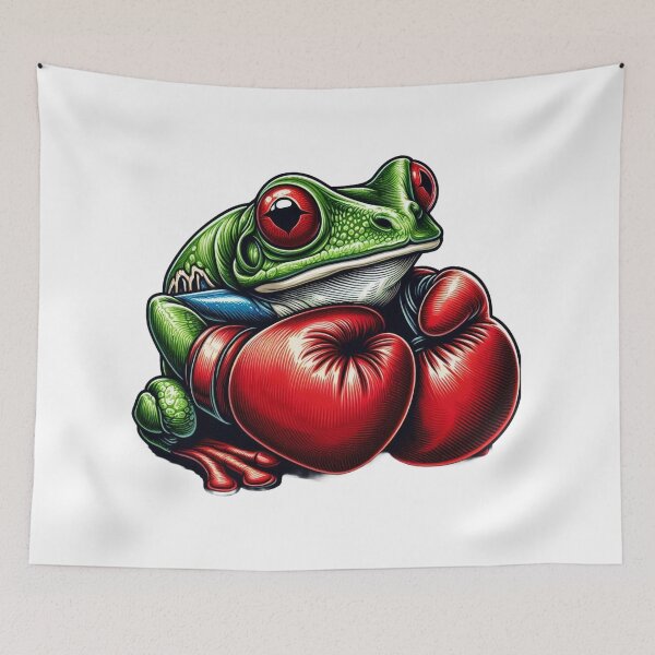 Item preview, Froggy Fury: Boxing Gloves Poster Collection designed and sold by Martial-Art-23.