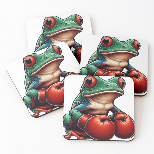 Item preview, Leap to Victory: Frog Boxing Gloves Action Figures designed and sold by Martial-Art-23.