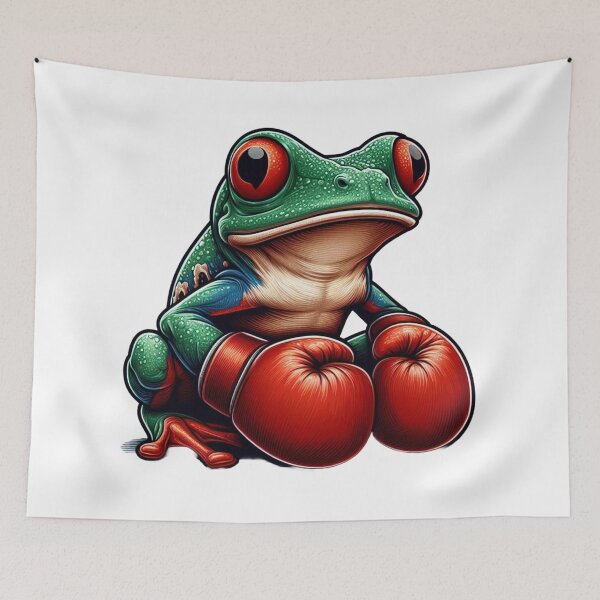 Item preview, Leap to Victory: Frog Boxing Gloves Action Figures designed and sold by Martial-Art-23.